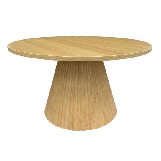Couchtisch rund, in Holzoptik, Ø80 x 45 cm | Oviala