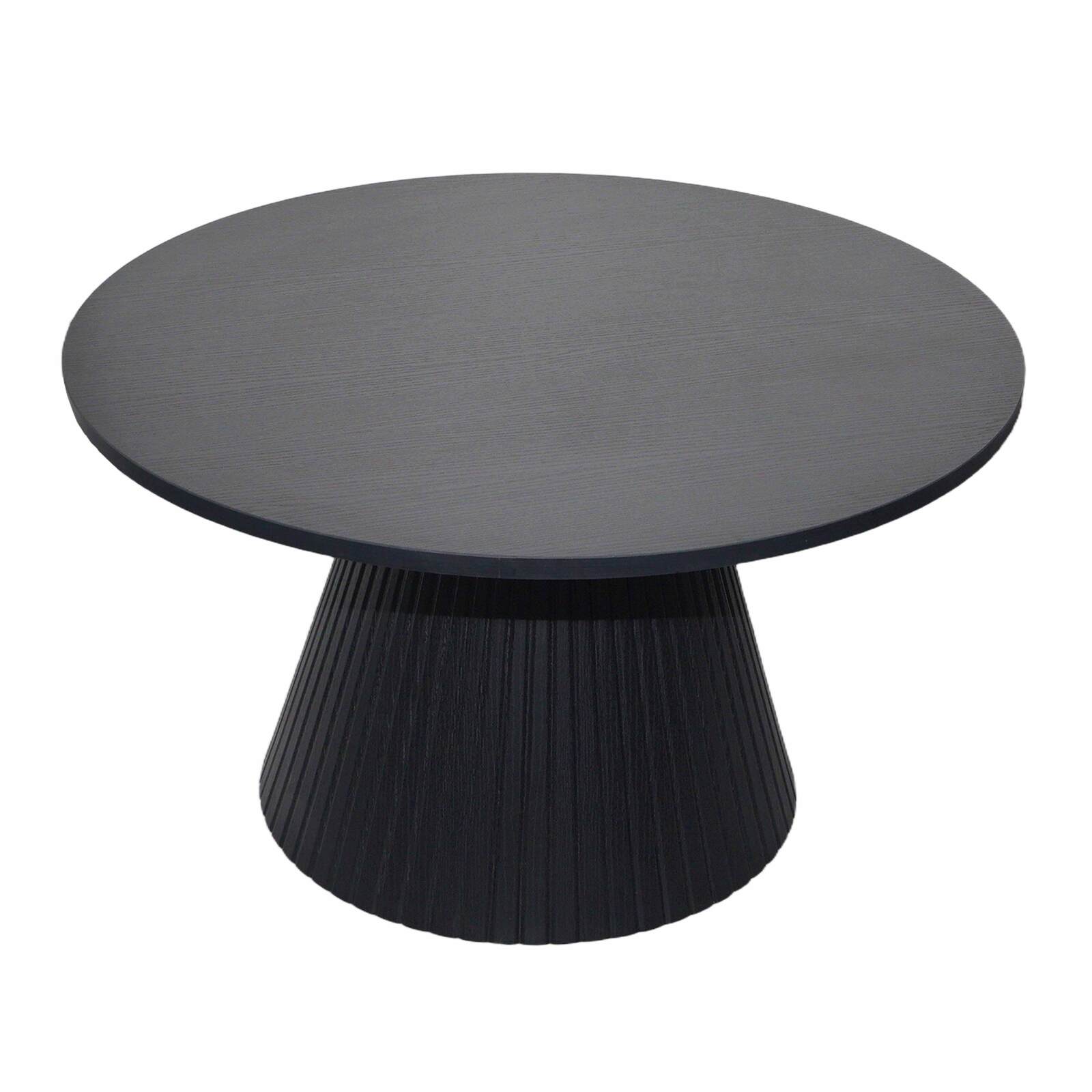 Couchtisch rund, in Holzoptik, Ø80 x 45 cm