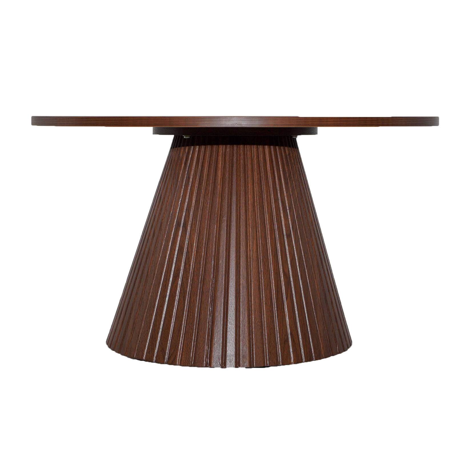 Couchtisch rund, in Holzoptik, Ø80 x 45 cm