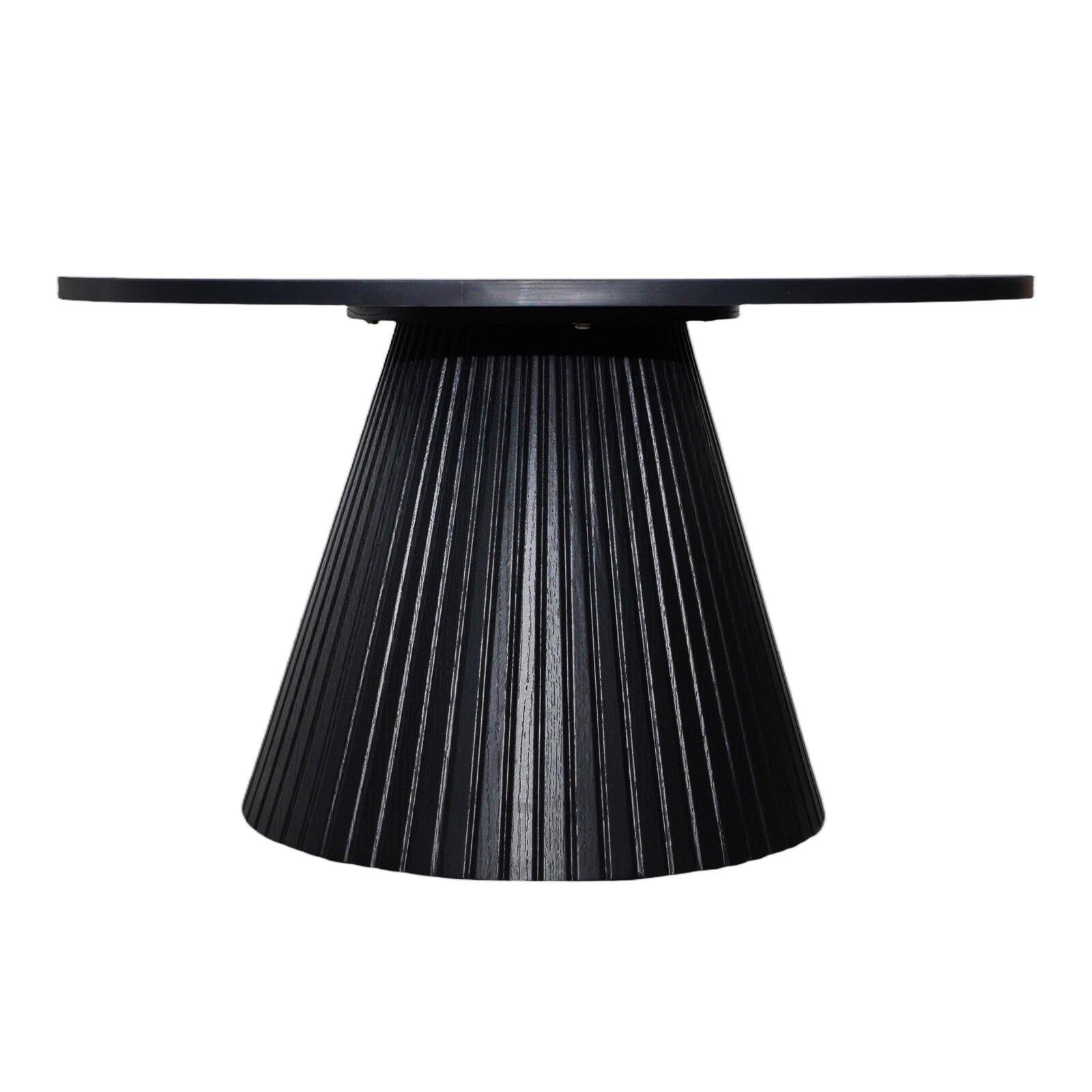 Couchtisch rund, in Holzoptik, Ø80 x 45 cm