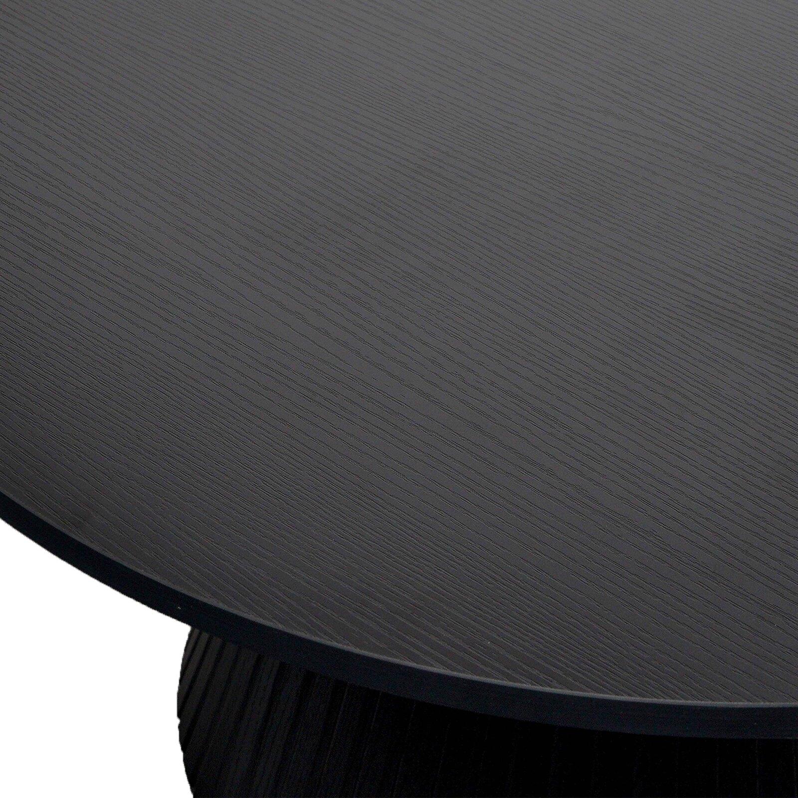 Couchtisch rund, in Holzoptik, Ø80 x 45 cm