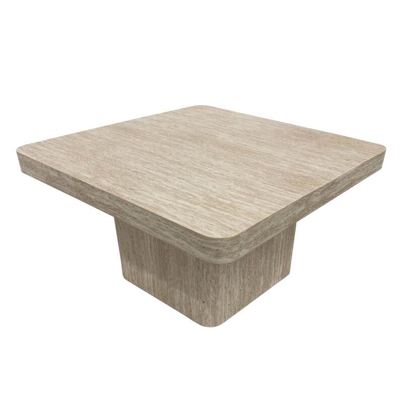 Couchtisch quadratische, in Naturoptik, 80 x 80 x 45 cm
