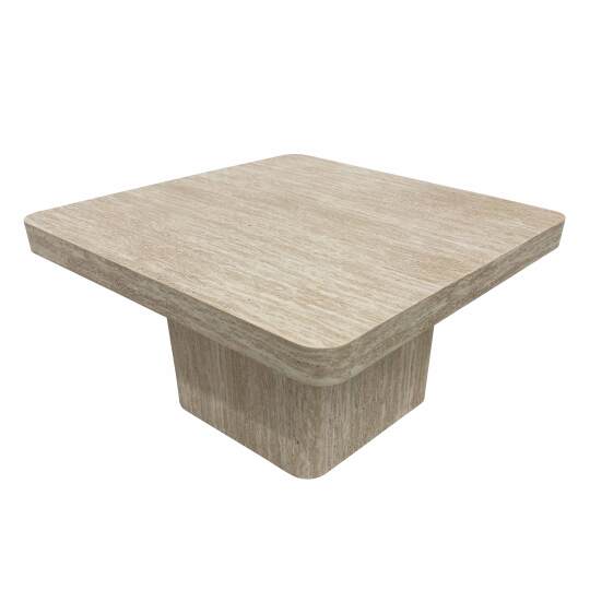Couchtisch quadratische, in Naturoptik, 80 x 80 x 45 cm