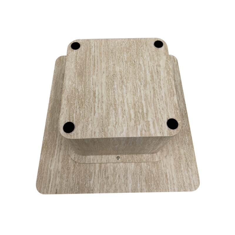 Couchtisch quadratische, in Naturoptik, 80 x 80 x 45 cm