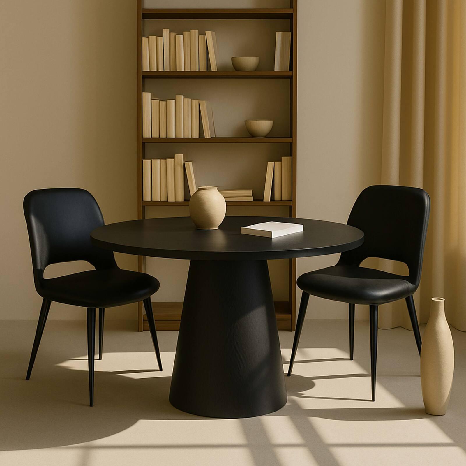 Esstisch rund, in Holzoptik FSC® MIX, für 4 Personen