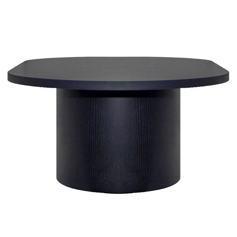 Couchtisch oval, in Holzoptik, 120x70x35 cm (3/6)