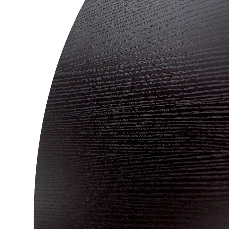 Couchtisch oval, in Holzoptik, 120x70x35 cm (4/6)