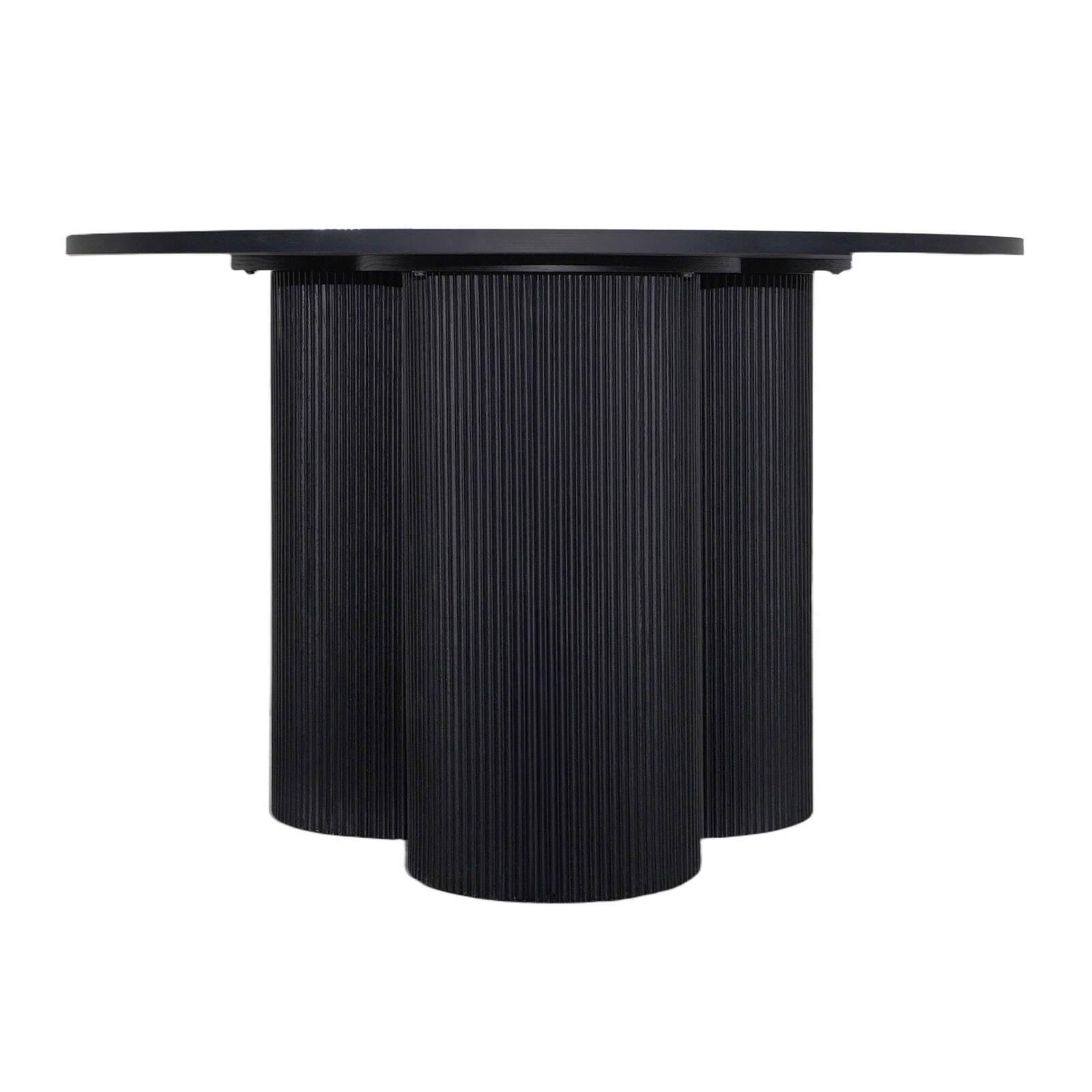 Esstisch rund, in Holzoptik für 4 Personen