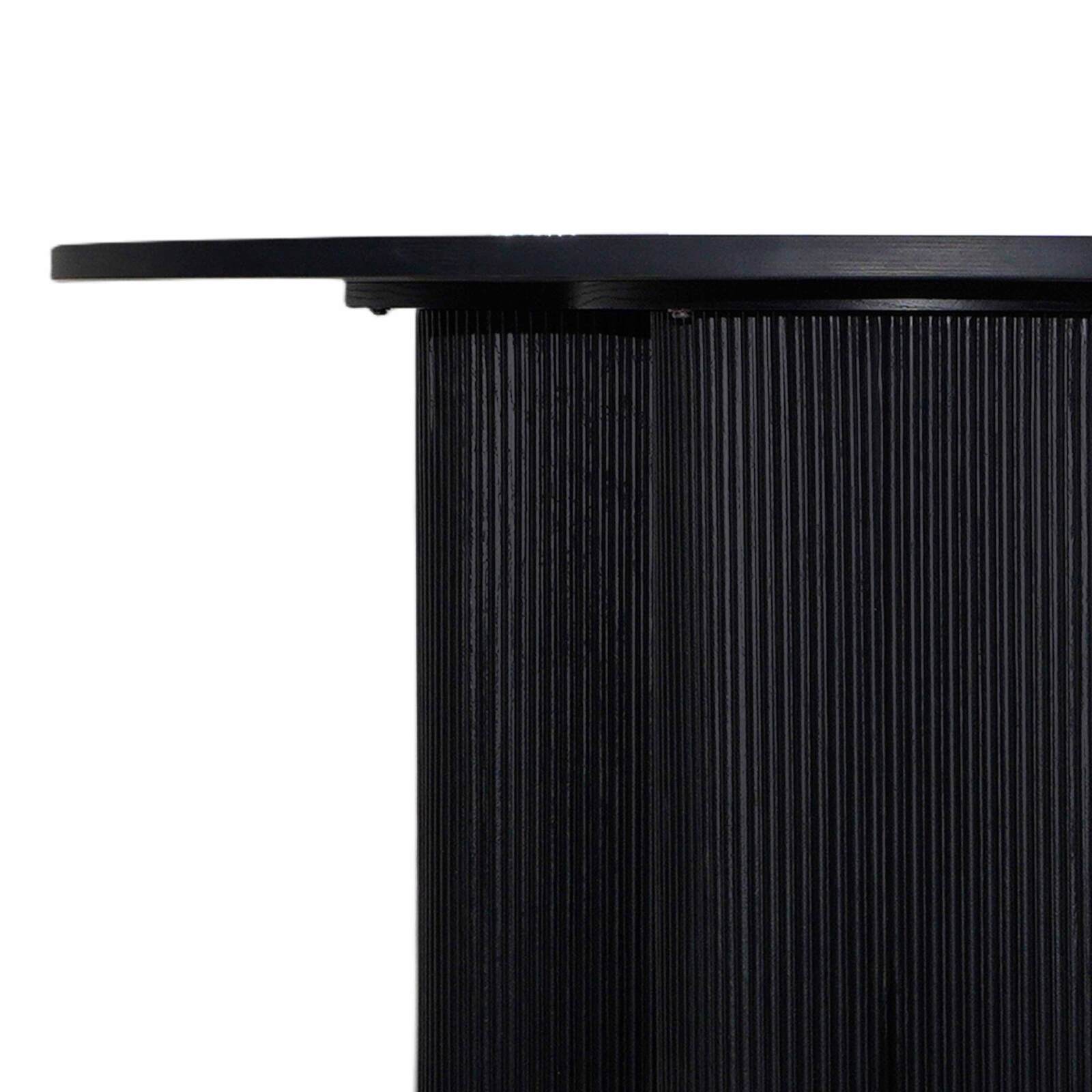 Esstisch rund, in Holzoptik für 4 Personen