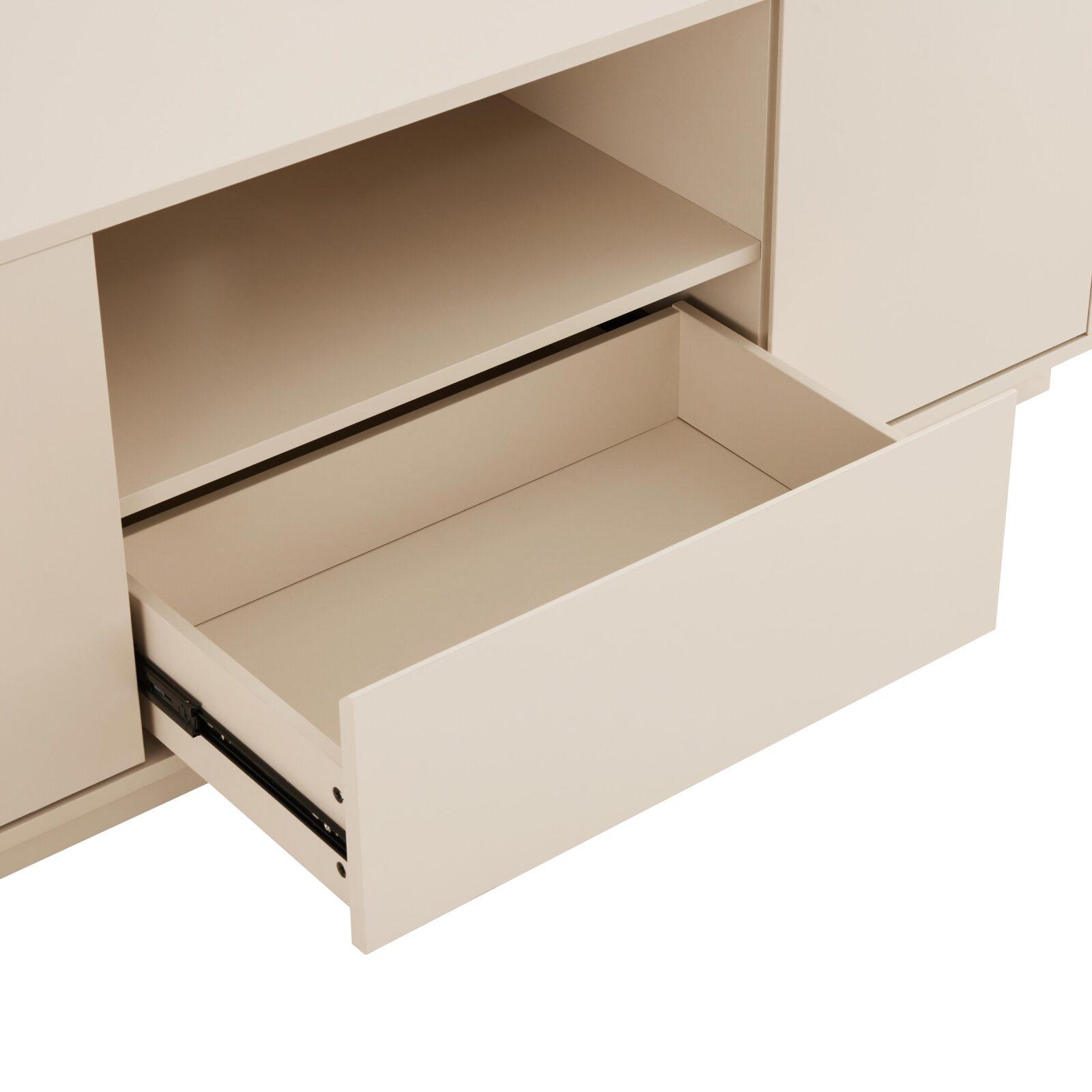 TV-Möbel Schlichtes 140 cm moderner Stil