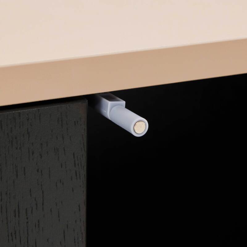 Büfett in Holzoptik mit 3 Türen, 140 cm