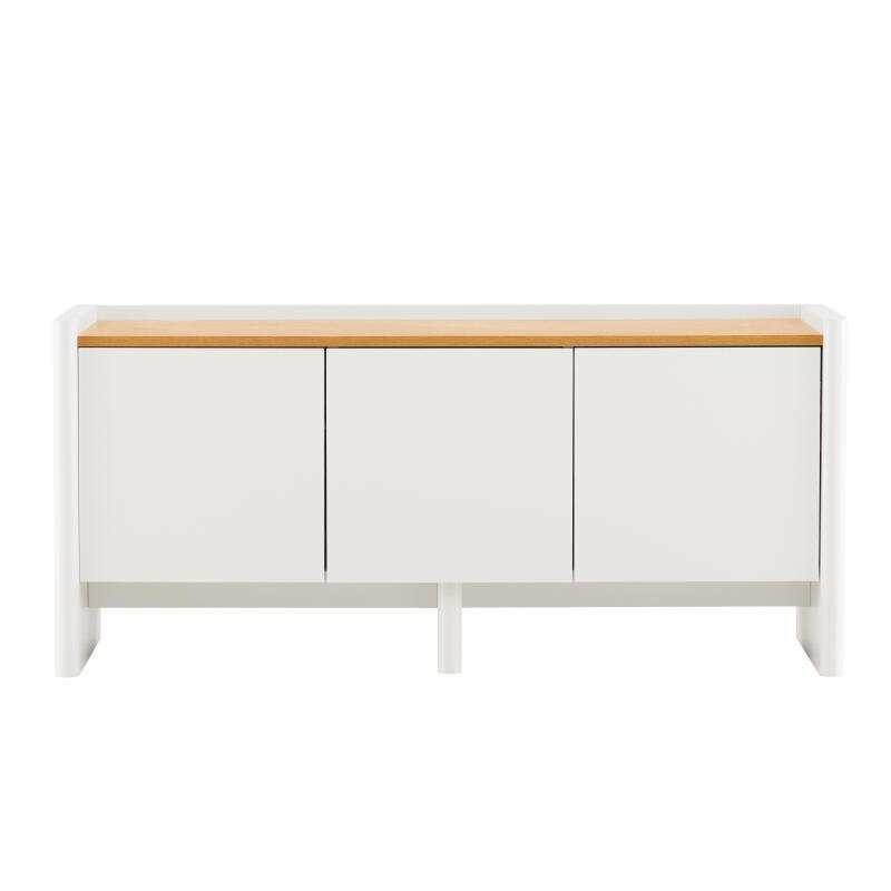 TV-Möbel schlichter 120 cm im minimalistischen Retro-Stil