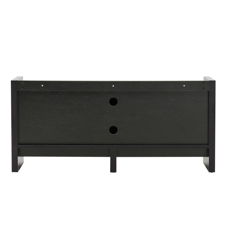 TV-Möbel in Holzoptik 120 cm im schlichten Designstil