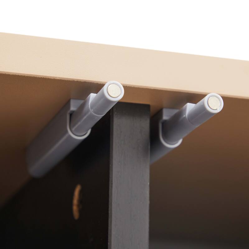 TV-Möbel in Holzoptik 120 cm im schlichten Designstil