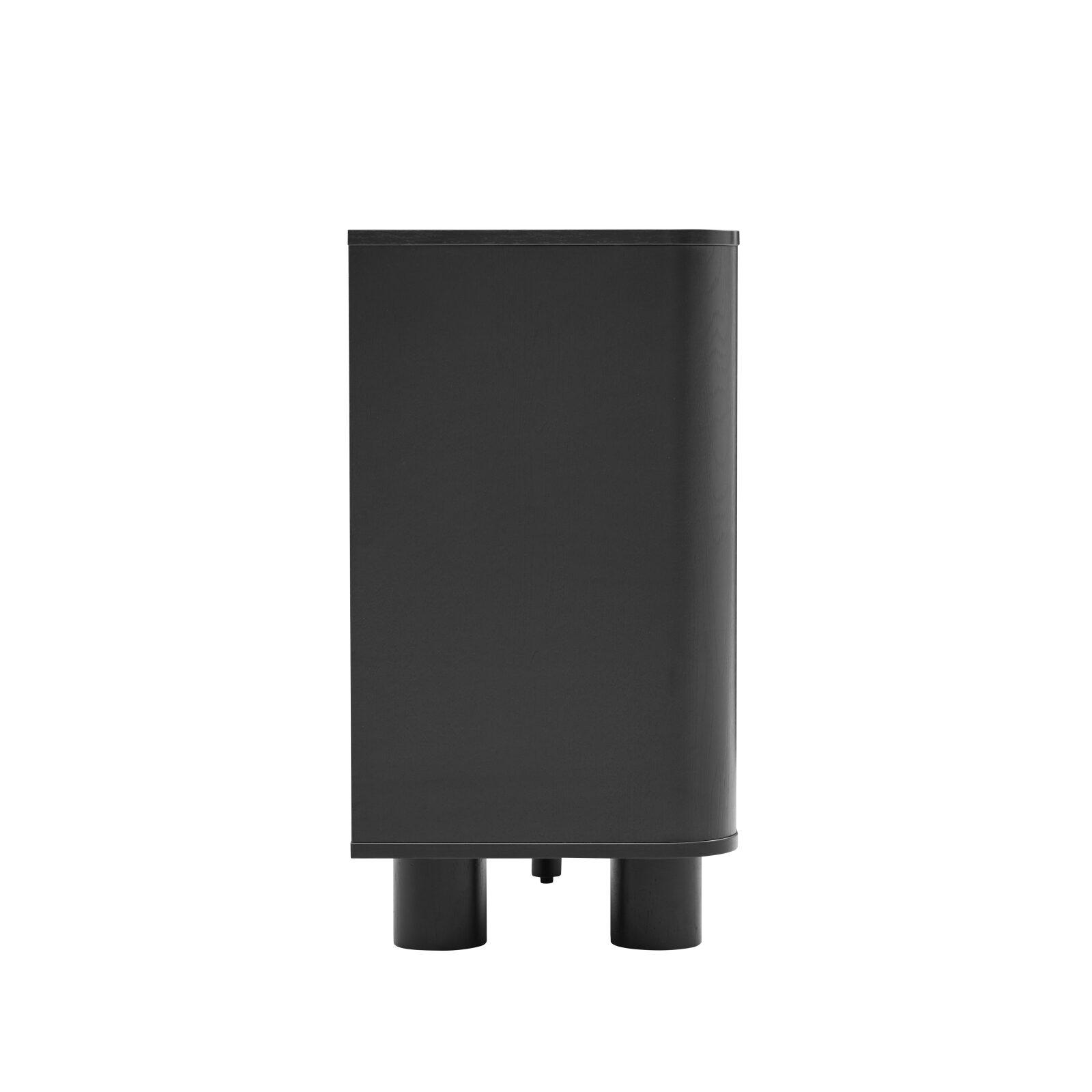 Büfett in Holzoptik mit 3 Türen, 120 cm