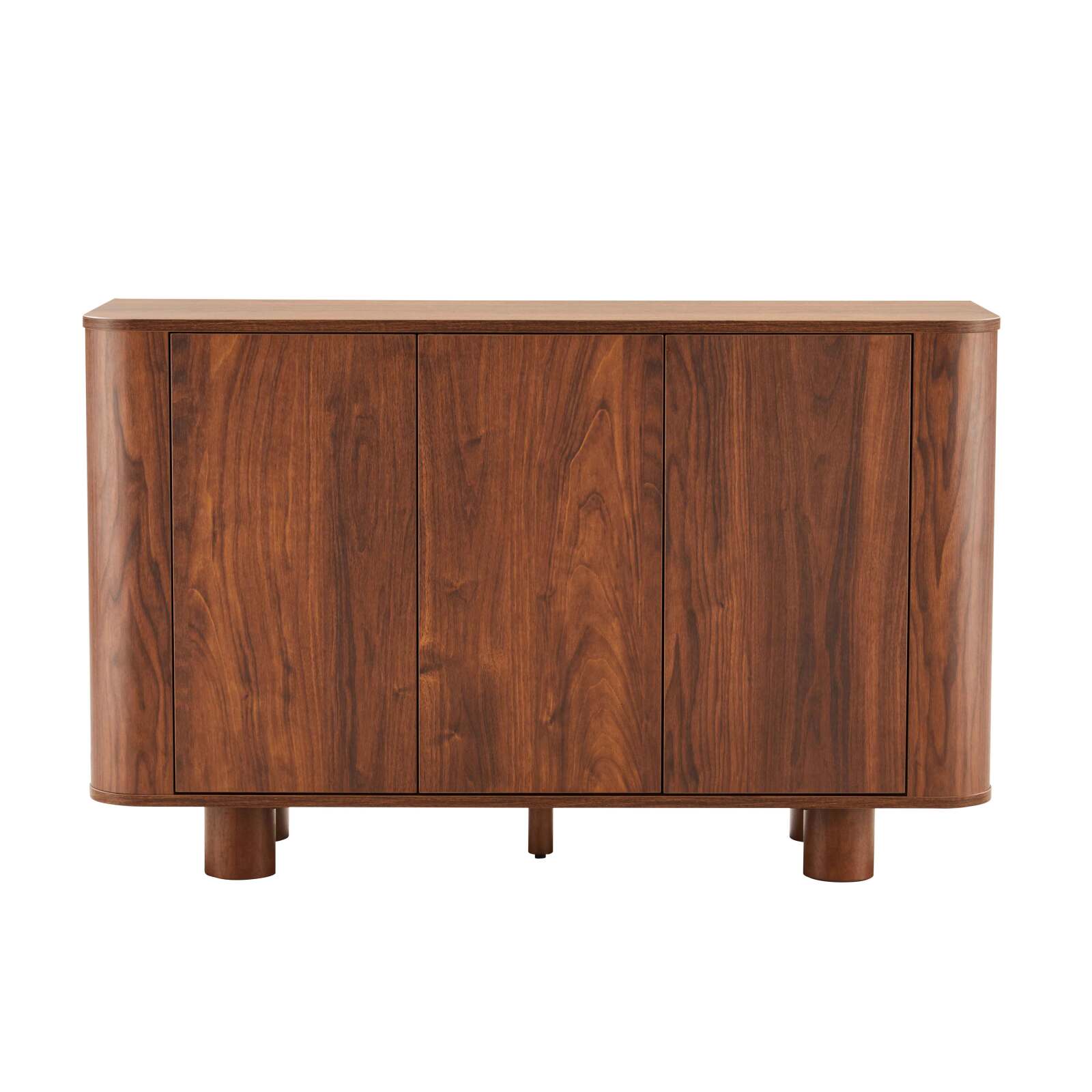 Büfett in Holzoptik mit 3 Türen, 120 cm