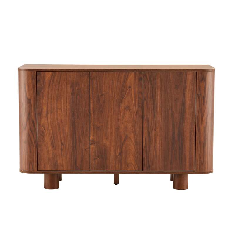 Büfett in Holzoptik mit 3 Türen, 120 cm (4/8)