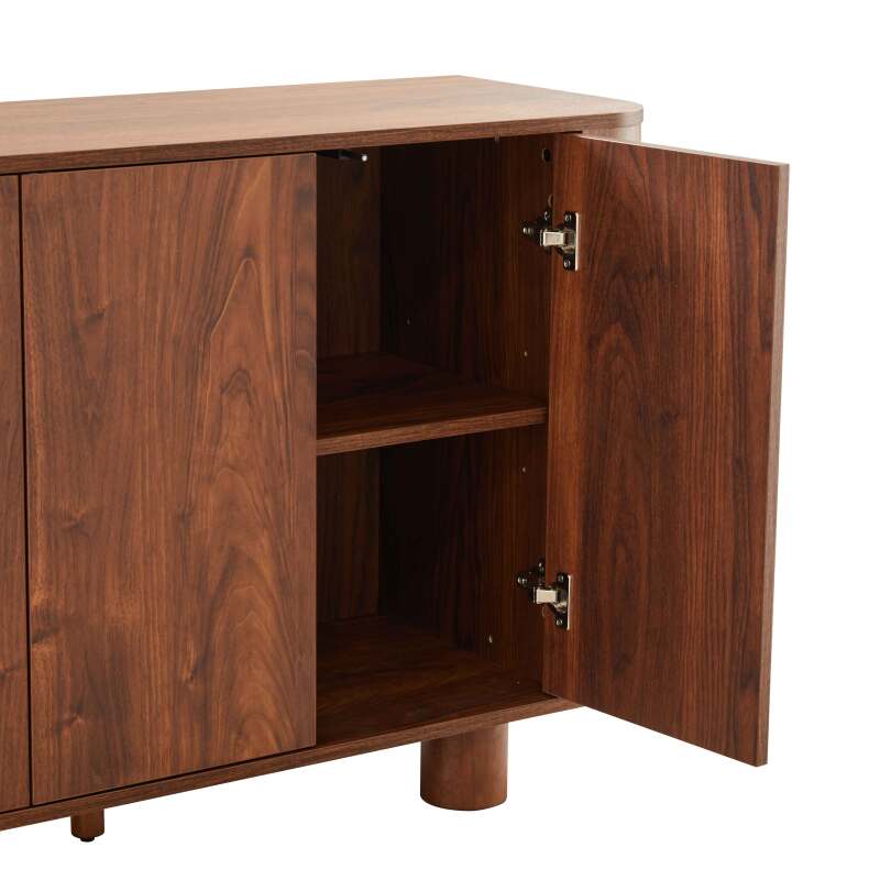 Büfett in Holzoptik mit 3 Türen, 120 cm (7/8)