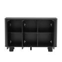 Büfett in Holzoptik mit 3 Türen, 120 cm