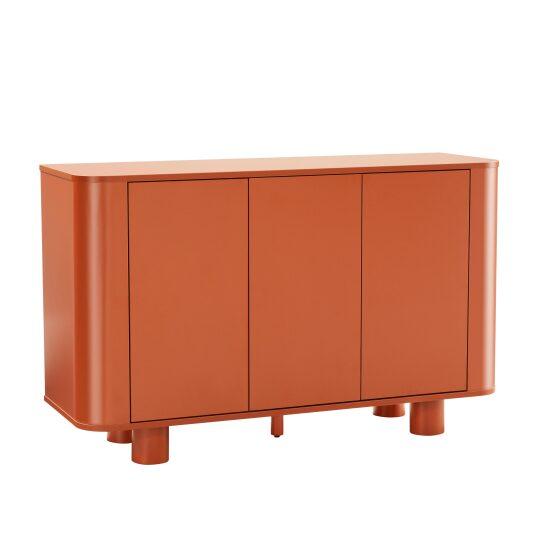 Büfett in Orange mit 3 Türen, 120 cm