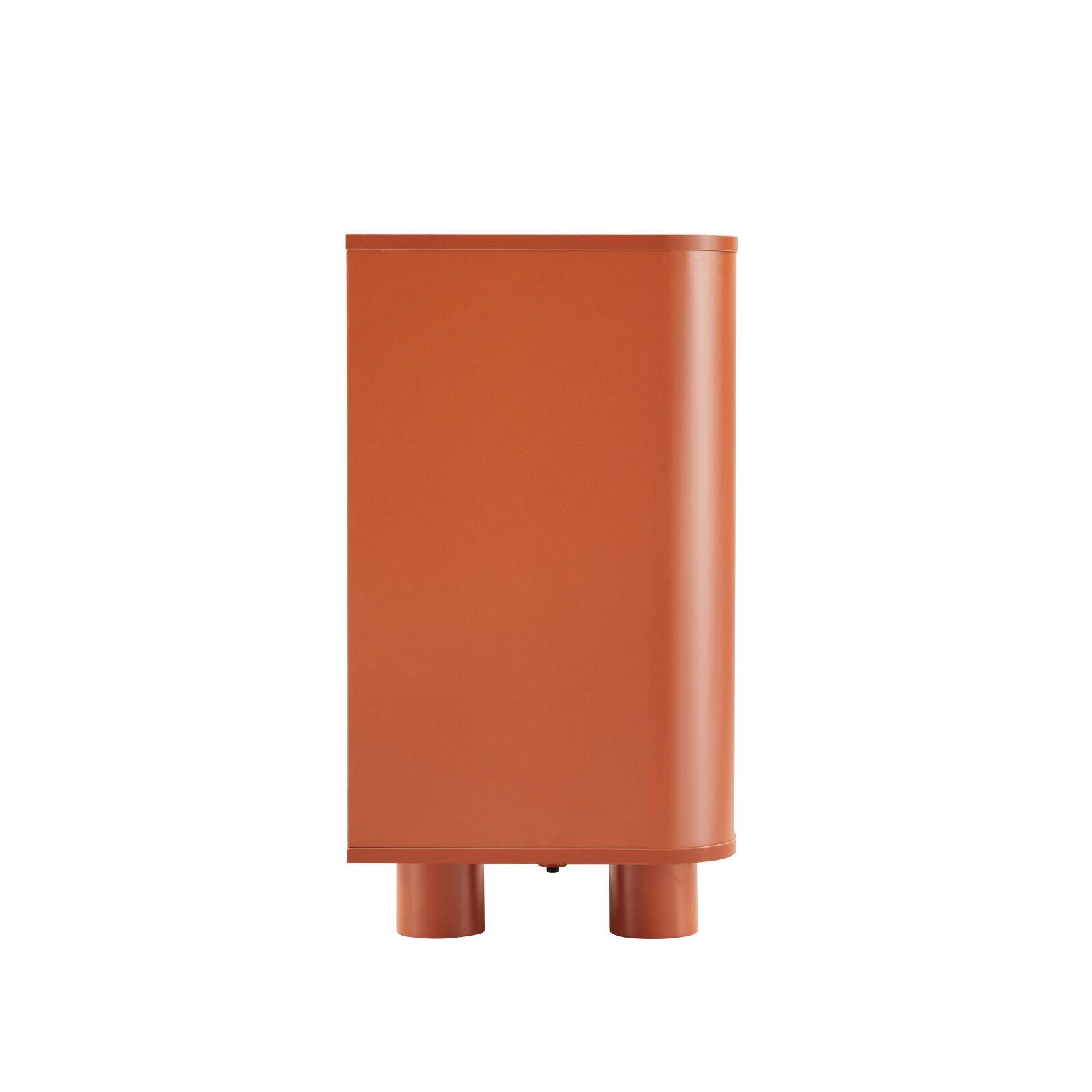 Büfett in Orange mit 3 Türen, 120 cm