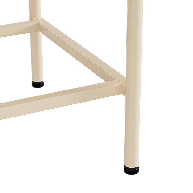 Büfett aus Metall und Glas, 3 Türen, 120 cm