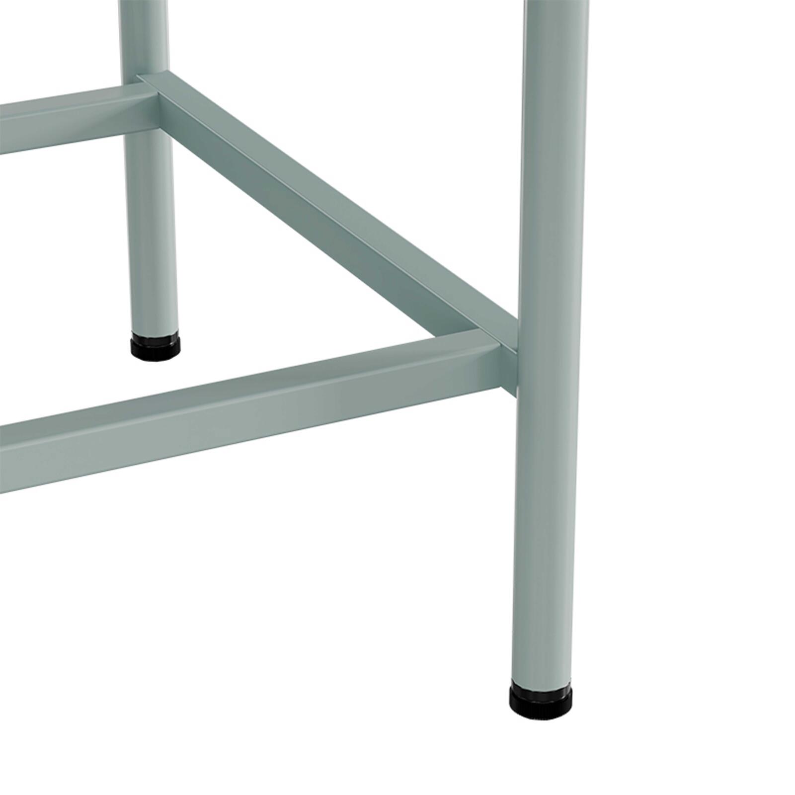 Büfett aus Metall und Glas, 3 Türen, 120 cm