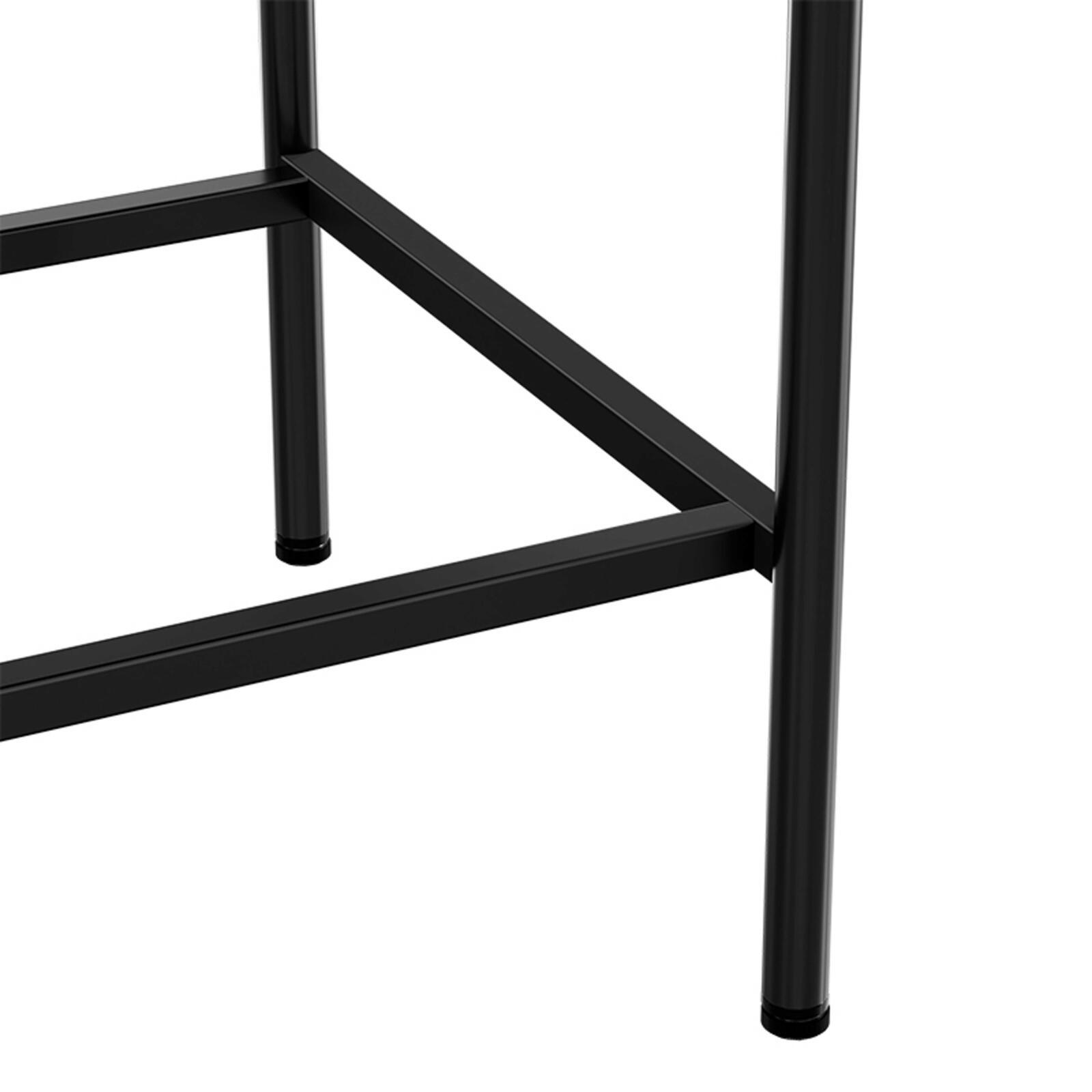 Büfett aus Metall und Glas, 3 Türen, 120 cm