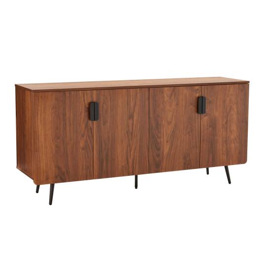 Sideboard in Holzoptik, 4 Türen, 160 cm | Oviala