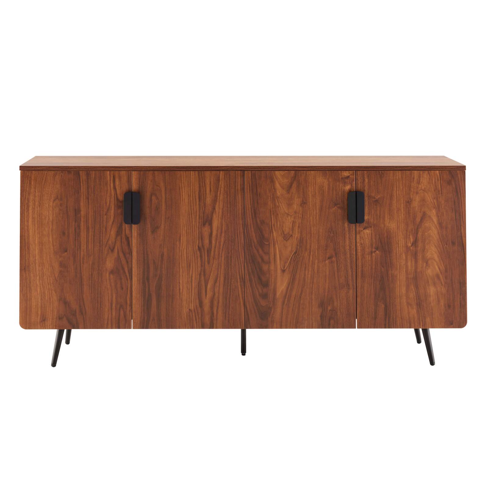 Büfett Holzoptik, 4 Türen, 160 cm