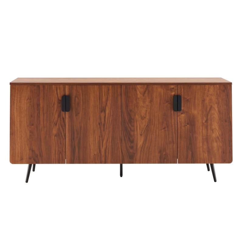 Büfett Holzoptik, 4 Türen, 160 cm