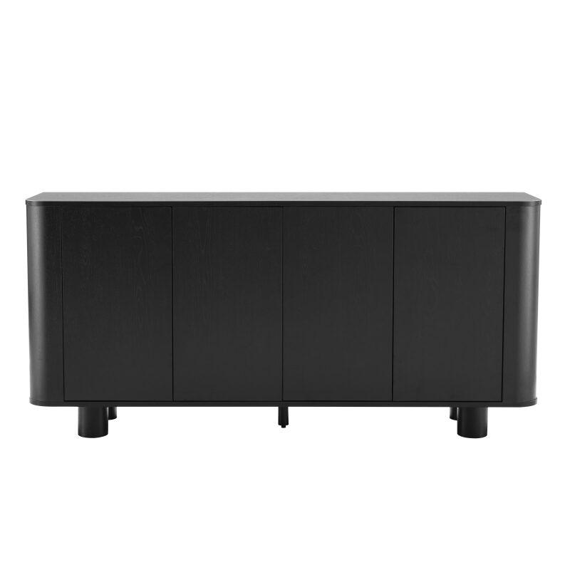 Büfett Holzoptik, 4 Türen, 160 cm