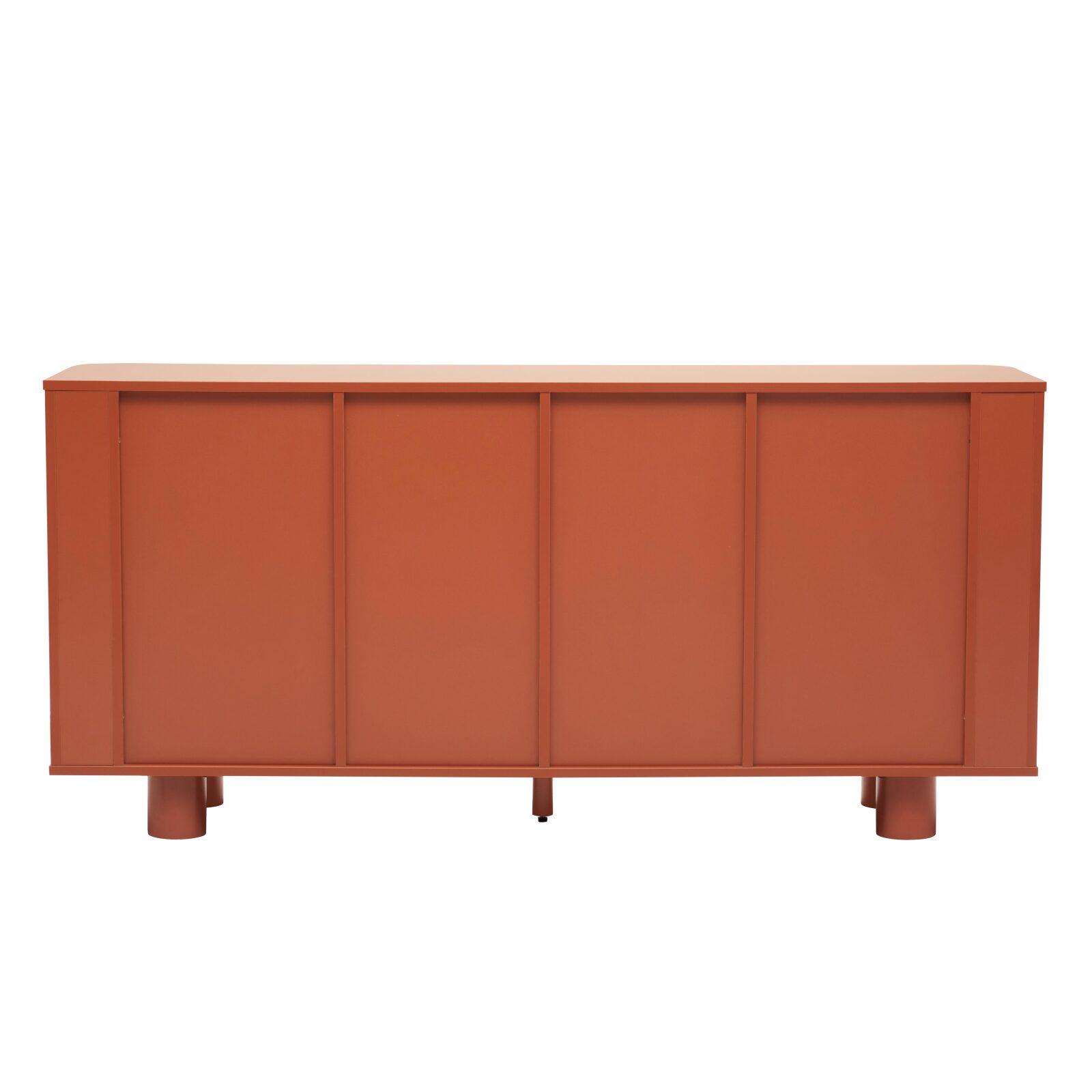 Büfett Orange, 4 Türen, 160 cm