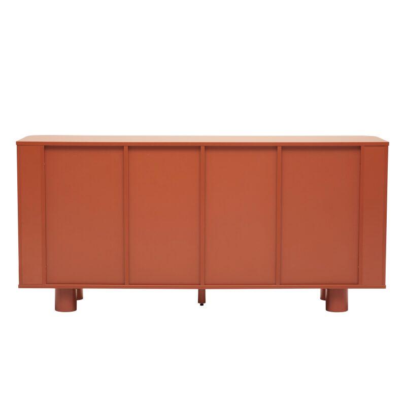 Büfett Orange, 4 Türen, 160 cm