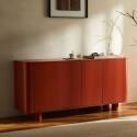 Büfett Orange, 4 Türen, 160 cm