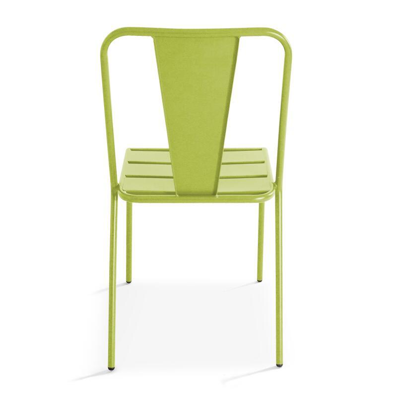 Bistro-Gartenstuhl aus Metall (3/6)