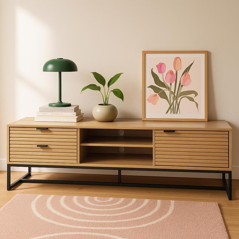 TV-Möbel aus MDF mit FSC®-Melamindekor 150 cm