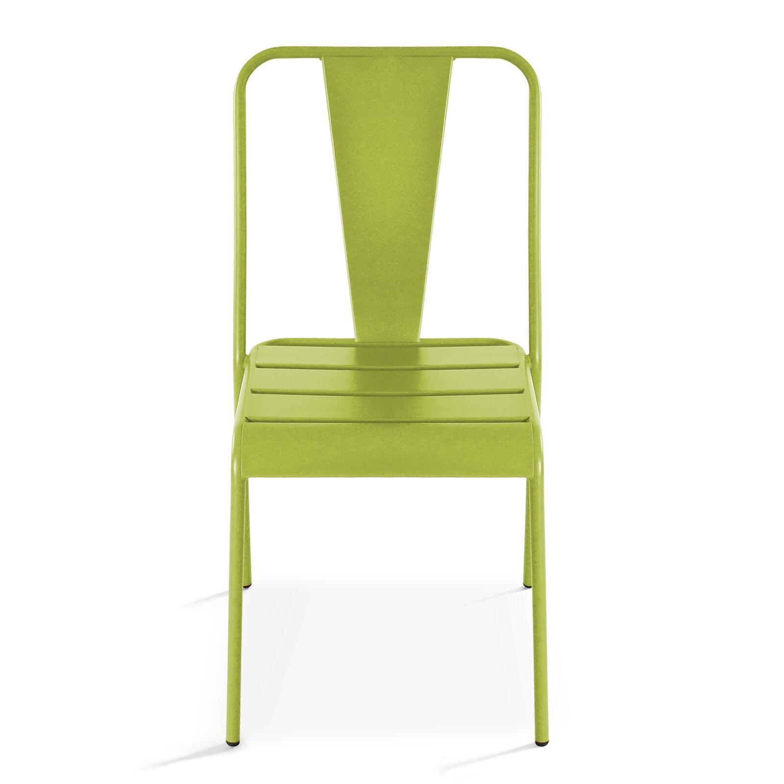 Bistro-Gartenstuhl aus Metall