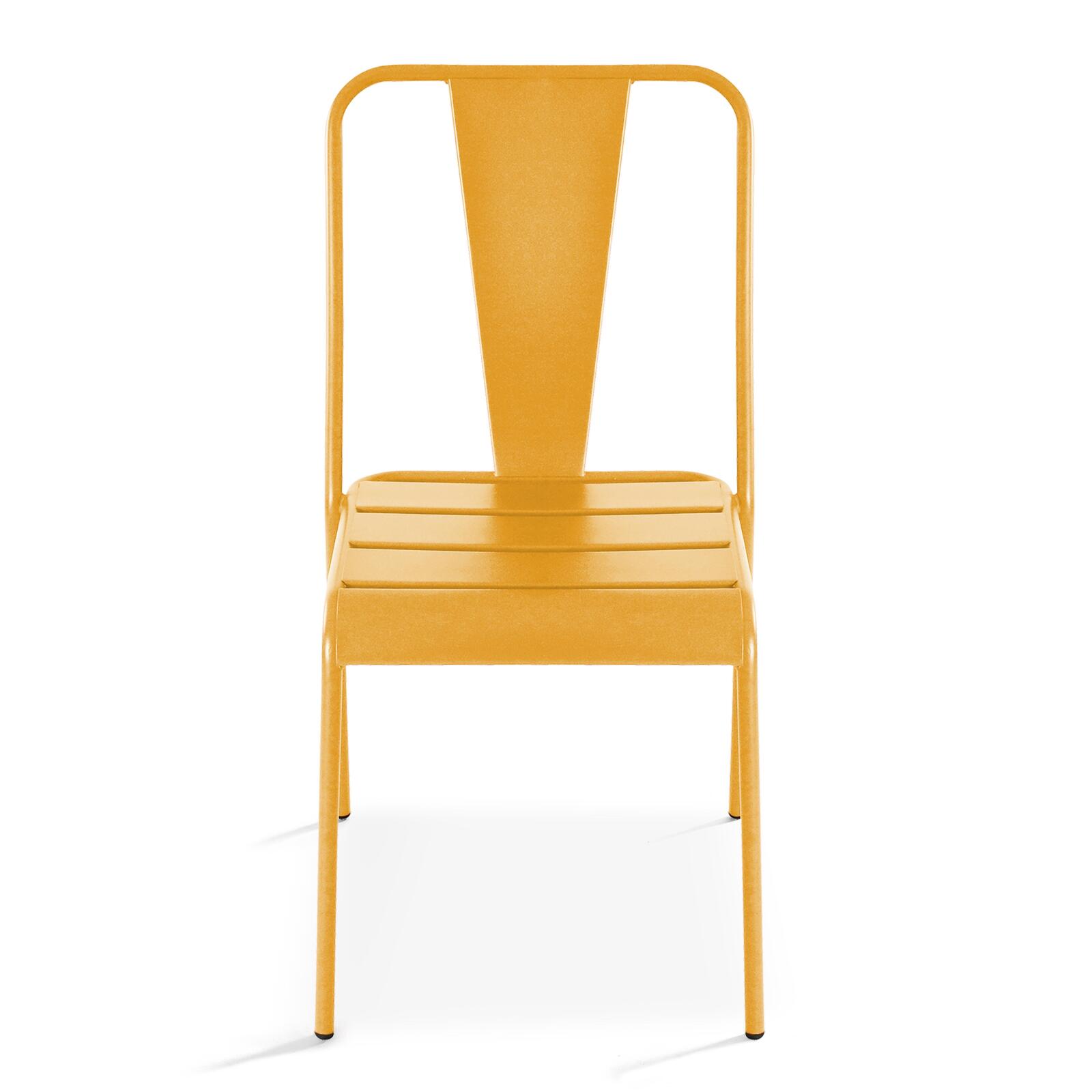 Bistro-Gartenstuhl aus Metall