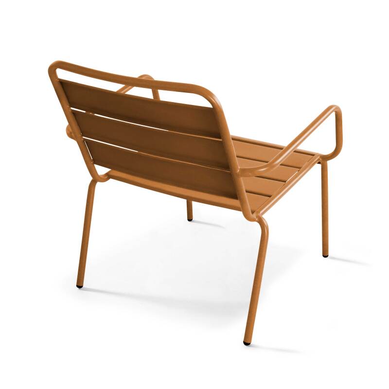 Niedriger Metallsessel (3/5)