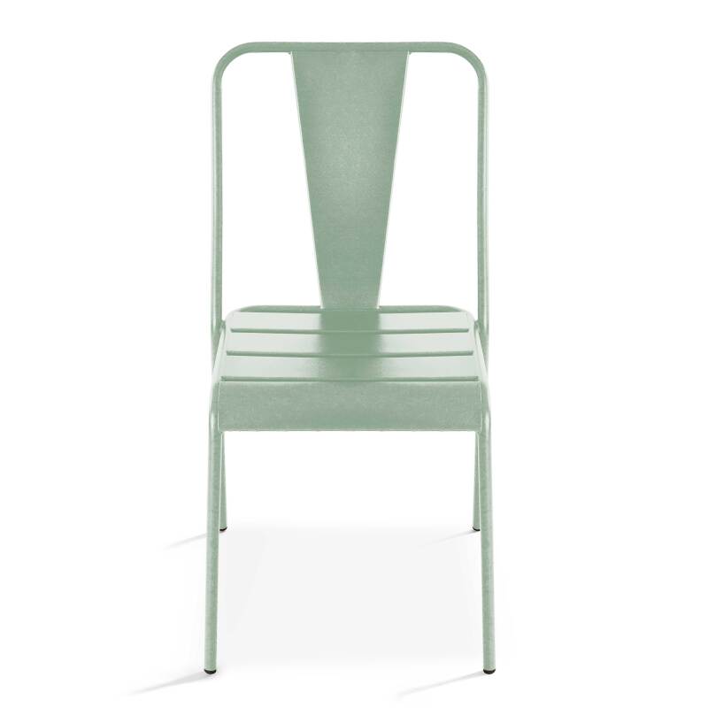 Bistro-Gartenstuhl aus Metall (3/5)