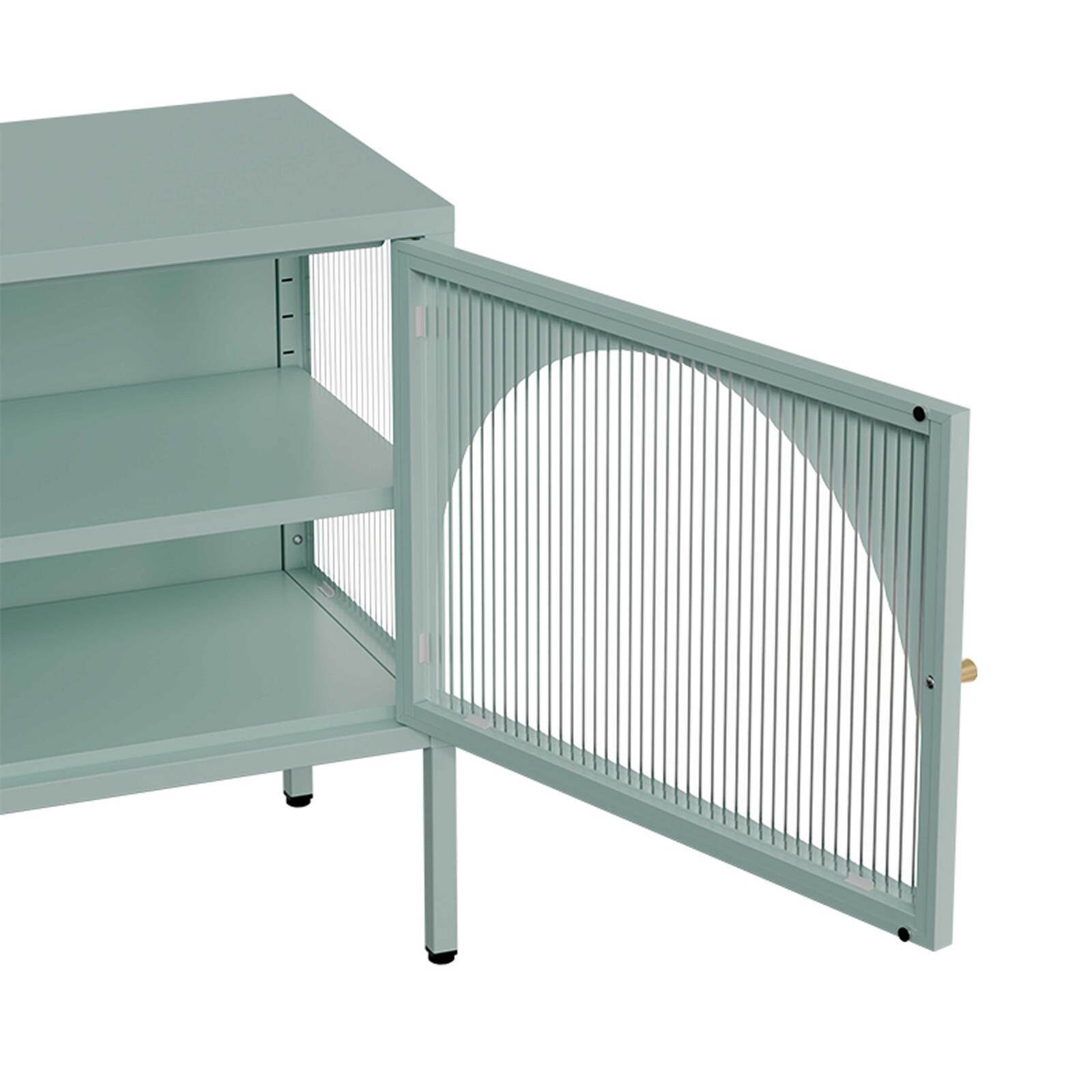 TV-Möbel 115 cm aus Metall im modernen Stil