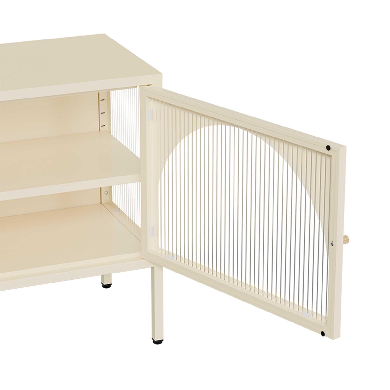 TV-Möbel 115 cm aus Metall im modernen Stil