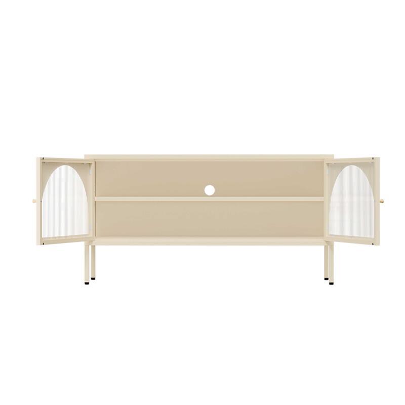 TV-Möbel 115 cm aus Metall im modernen Stil