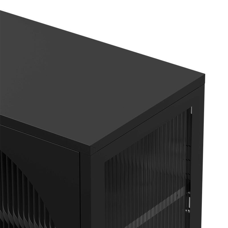 TV-Möbel 115 cm aus Metall im modernen Stil