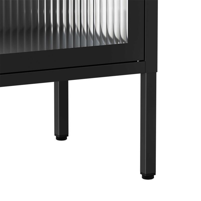 TV-Möbel 115 cm aus Metall im modernen Stil