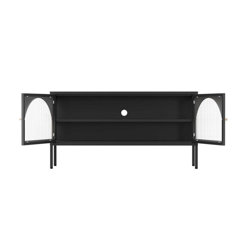 TV-Möbel 115 cm aus Metall im modernen Stil