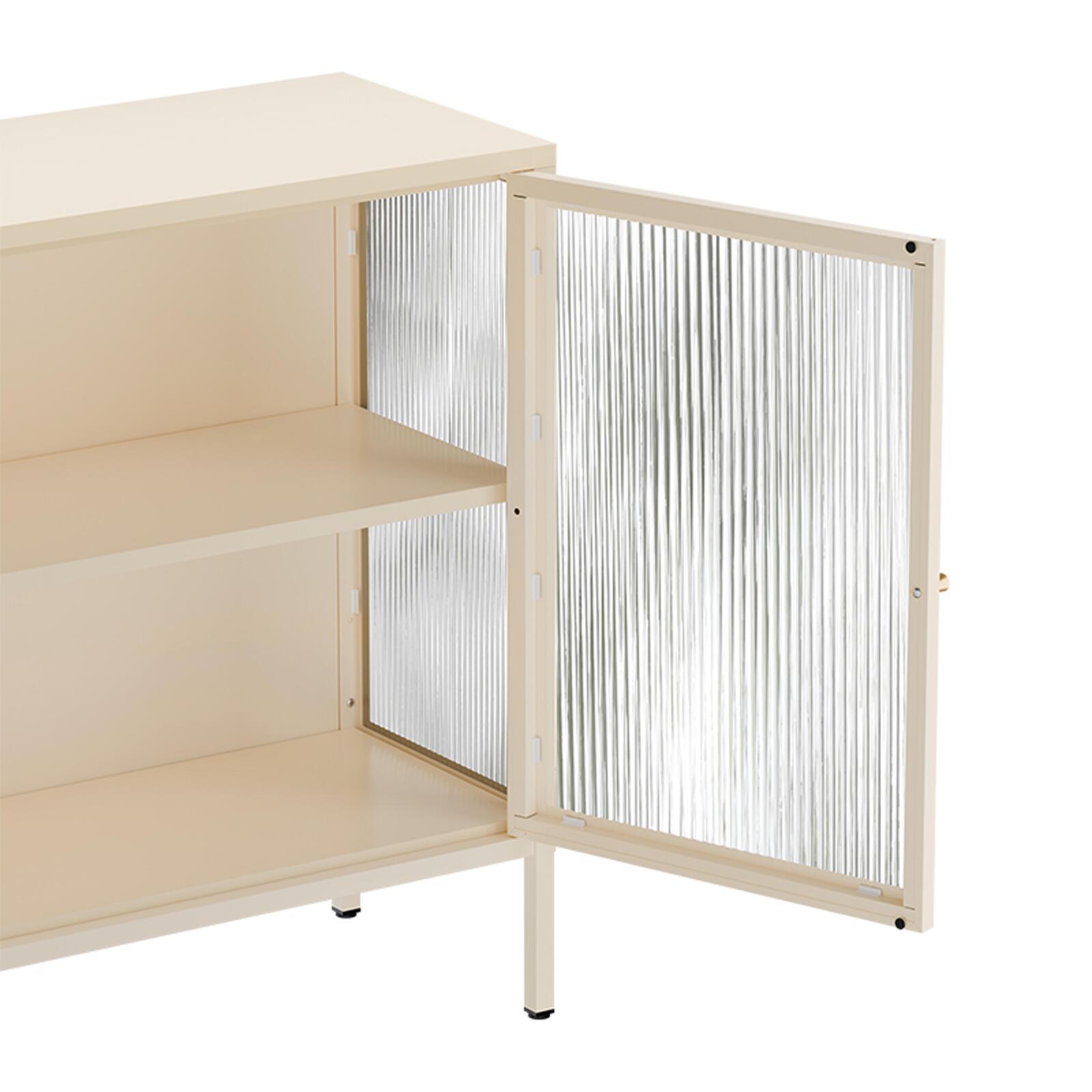 Büfett aus Metall, 3 Türen, 140 cm