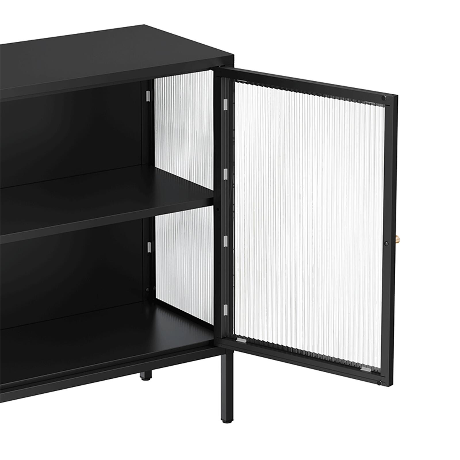 Büfett aus Metall, 3 Türen, 140 cm