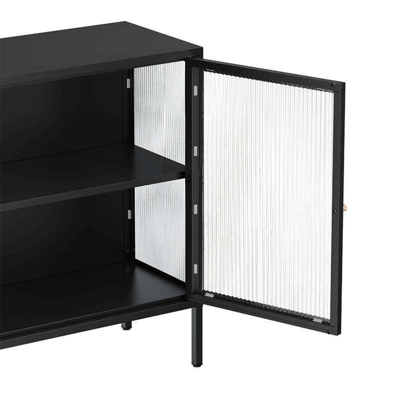 Büfett aus Metall, 3 Türen, 140 cm